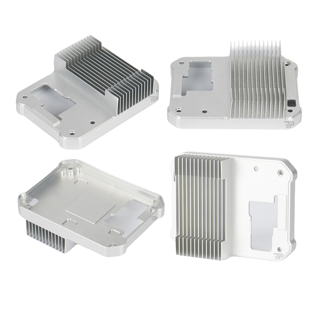 China ISO Aluminum Profile Custom Heatsink Design Factory CNC Machining 6061 Aluminum Heatsink for Amplifier
