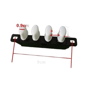 Interrupteur à bouton-poussoir 4 touches, longueur 9 cm, avec mécanisme à ressort pour le contrôle du ventilateur de table - Product Image 4