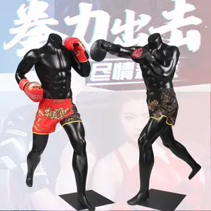 High Quality Fiberglass black Muscle mannequin sport full body mannequin