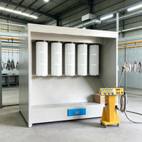 Système de purification à filtre à cartouche pour la récupération de poudre de revêtement industriel, contrôlé par PLC, pour la peinture automobile