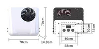 Climatiseur DC 24V pour camion Haier refroidisseur de stationnement montage sur le toit climatiseur de voiture 12V