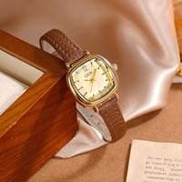 Montre pour femmes GEDI, simple, Ankola rouge, montre pour étudiantes, petite, exquise, étanche, montre à quartz tendance pour femmes, montres-bracelets, cadeau