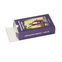 Prise en charge de la personnalisation du jeu de cartes, prix d'usine, couleur avant et arrière, Service d'impression de cartes de Tarot personnalisées