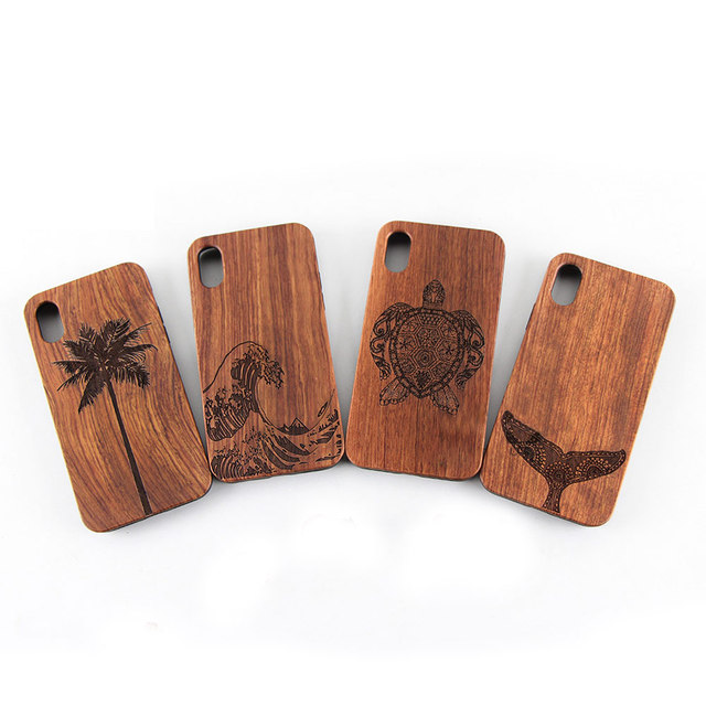 New Design Custom LOGO Wood Smart Phone Back Case Cover for iPhone 15 16 17