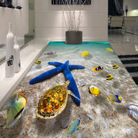 Tapis antidérapant pour salon, tapis 3D, tapis nordiques modernes, tapis naturels, tapis imprimé avec de belles paysages naturels