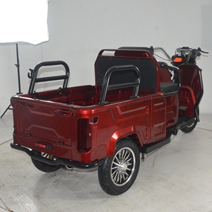 Triciclo Eléctrico para Adultos de 3 Ruedas, Venta al Por Mayor de Fábrica, para Carga y Pasajeros, Doble Propósito, Gran Espacio - Product Image 6