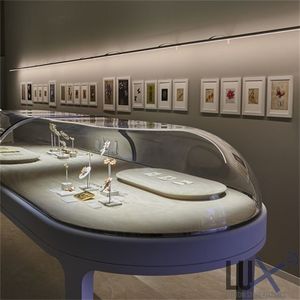 Luxury <b>Glass</b> Jewelry Display Showcase for Jewellery Shop Interior Design - Product Image 3