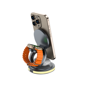 Chargeur sans fil portable au design unique, <span class=keywords><strong>3</strong></span> en 1, pliable, magnétique, chargeur sans fil rapide - Product Image 4