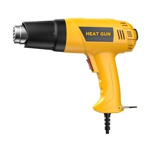Pistola de aire caliente industrial con pantalla digital, directo de fábrica, ajuste de temperatura de dos velocidades, pistola de calentamiento para aplicación de película en coches pequeños - Product Image 1