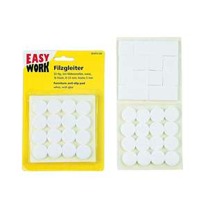 EASY WORK coussin antidérapant pour meuble, avec colle/platines autocollants/assortiment meubel antidérapant - Product Image 1