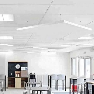 Soffitto fonoassorbente fabbrica diretta di alta qualità Super superficie bianca con luce riflessione e diffusione fascio acustico - Product Image 2