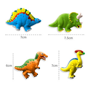الاطفال ديناصور الجص لوحة يدوية الجص العفن الأشكال الديناصورات اللوحة رسمت مجموعة لعب الجص ديناصور خربش لعبة للأطفال - Product Image 5
