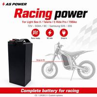 Batterie E-Moto 72V 50Ah Racing 9C Pack Smart BMS Compatible avec Sur-Ron Light Bee X Talaria E-Ride Pro 79Bike