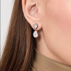 Boucles d'oreilles pendantes <span class=keywords><strong>en</strong></span> argent sterling 925 avec diamant <span class=keywords><strong>en</strong></span> forme de poire <span class=keywords><strong>pour</strong></span> <span class=keywords><strong>femme</strong></span>, boucles d'oreilles pendantes <span class=keywords><strong>en</strong></span> or <span class=keywords><strong>vermeil</strong></span> 14 carats avec diamant taille poire, <span class=keywords><strong>bijoux</strong></span> de mode - Product Image 2