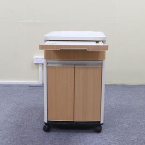 Hospital Cabinet <b>Mobile</b> Storage Plastic Top KJW-BC07 Multi Function For Hospital Bedroom Use - Product Image 1