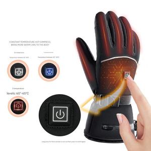 <span class=keywords><strong>Gants</strong></span> <span class=keywords><strong>chauffants</strong></span> électriques rechargeables et imperméables pour l'<span class=keywords><strong>hiver</strong></span>, avec sangle de poignet réglable, pour moto, vélo et snowboard - Product Image 3