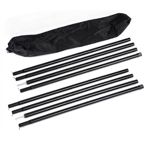 <b>Tent</b> Support <b>Poles</b> 2 Meter Set With Guy Ropes And Pegs For Camping Outdoor Use - Product Image 5
