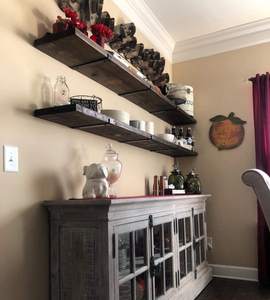 ชั้นวางของโลหะสีดำขนาด1/<span class=keywords><strong>2</strong></span>นิ้วชั้นวางของชั้นวางสำหรับห้องครัวแบบ DIY - Product Image 6