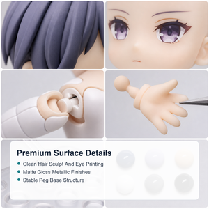 Figurine d'action Chibi personnalisée en PVC, jouet articulé de collection, modèle d'anime OEM ODM, cadeau, fabricant de figurines à articulations mobiles - Product Image 4