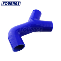 Kit de durites de radiateur en caoutchouc de silicone Flexible Fourage pour Mercedes Smart 451 1.0T