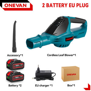 เครื่องเป่าลมไร้สาย ONEVAN แบบไร้แปรงถ่าน รุ่น 3820 มอเตอร์ 5 ระดับความเร็ว สำหรับงานสวน กำลังไฟ 5500 วัตต์ ใช้เป็นเครื่องดูดฝุ่นได้ - Product Image 2