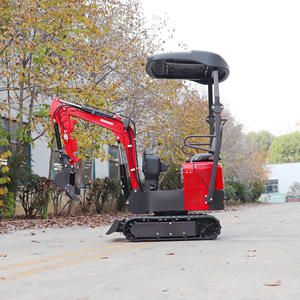 Excavadora de cadenas Somate con motor Koop, 1 año de garantía, para uso agrícola, alta potencia de excavación, certificación CE, capacidad de cazo de 0.02m³ - Product Image 5