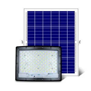 500瓦太阳能户外灯遥控Ip65防水120瓦200瓦300瓦400瓦500瓦发光二极管太阳能泛光灯