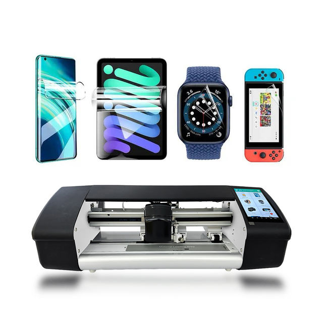 Low Price Vinyl Cutter for Screen Protector Cutting Machine Suitable for Cell Phones and Tablets High Precision Flatbed Cutter