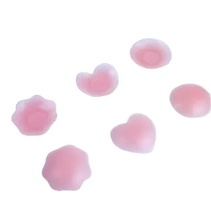 butterfly women reusable silicone nipple cover silicone reusable adhesive gel sexy nipple covers pasties