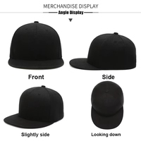 Casquette de baseball pour homme avec logo brodé personnalisé, casquette de baseball à six panneaux vierge avec logo personnalisé