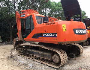 Mini-excavatrice sur chenilles d'occasion d'origine japonaise Doosan DH220 & DH150LC-7 avec moteur et pompe PLC - Prix avantageux - Product Image 4