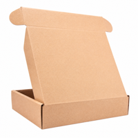 Papierbox Kraft Wellpappe Tuck-Top Versandkarton Gestanzte Faltbare Versandbox Recycelbar für Parfüm Hautpflege Kosmetikverpackungen