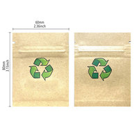 Sachets Mylar refermables à fermeture éclair découpés sur mesure, imprimés avec un design personnalisé, pour bonbons gélifiés comestibles de 3,5 g, formes spéciales uniques, à l'épreuve des enfants