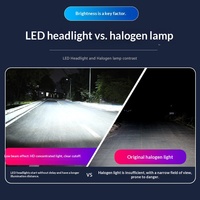 Nouveau phare LED de voiture à double tube en cuivre G55-90W 55W 12V OLIVER, compatible laser H4, haute luminosité pour la conduite à distance