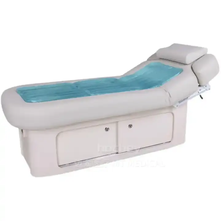 Hochey điện bảng massage giường sang trọng Spa vẻ đẹp Lash giường đường cong với sưởi ấm và túi nước cho giường Spa