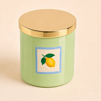 Boîtes d'emballage personnalisées pour bougies en verre avec logo, bougies parfumées à la cire de soja pour un cadeau de la Saint-Valentin