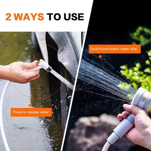 Ducha Portátil Recargable Compacta para Lavado de Autos, Riego de Jardín, Baño al Aire Libre y Camping con Rociado Suave - Product Image 2
