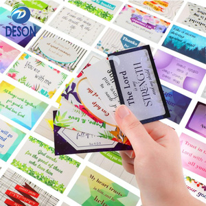 Deson Carte de visite de luxe personnalisée au format A5 Cartes postales en PVC brillant avec nom Service d'impression offset pour logo de <span class=keywords><strong>livre</strong></span> - Product Image 3