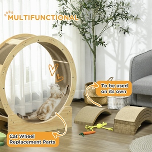 猫スクラッチングボード,屋内猫用4パック猫スクラッチャー,リバーシブル猫スクラッチポスト交換 - Product Image 5