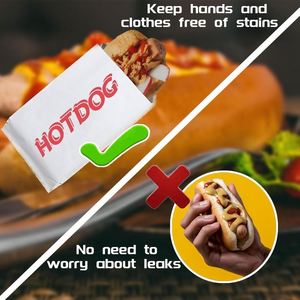 Bolsas de Papel de Aluminio para Alimentos con Logotipo Personalizado, Resistentes a la Grasa, para Barbacoa, Kebab, Comida para Llevar, Desechables, Precio de Fábrica al por Mayor, Gran Venta 2025 - Product Image 6