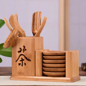 Vente en gros d'usine : plateaux à thé, services à thé Kung Fu, porte-tasses en bambou, ensembles de cérémonie du thé pour messieurs, artisanat transfrontalier. - Product Image 2