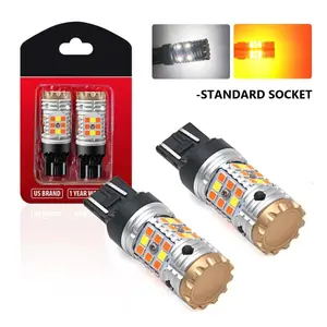 Canbus Bright T20 T25 1157 3157 7443 DRL Signals Bulb Switchback LED Canbus Turn Signal LED Light Car