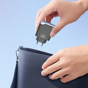 2025 Best Seller Teléfono Móvil 20W 30W 45W A + C 2C Cargador Delgado Pd 20W Tipo-c Adaptador de carga rápida con cargador de pared con enchufe europeo - Product Image 5