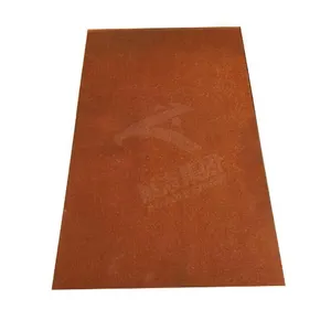 Tailles standard 22 jauge astm a588 q235nh feuille de carbone corten plaque d'acier résistant aux intempéries