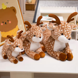 Peluche Cerf Tacheté Personnalisée - Poupée Cerf Sika en Peluche Personnalisable OEM/ODM, Adorable Animal de la Forêt en Peluche pour Cadeaux et Marquage Commercial - Product Image 4