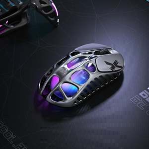 <span class=keywords><strong>Mouse</strong></span> da Gaming Wireless GravaStar Mercury <span class=keywords><strong>X</strong></span> 8KHz, 32000DPI, Tre Modalità, Sensore PAW3950, Ultra Leggero, Illuminazione RGB Personalizzabile - Product Image 4
