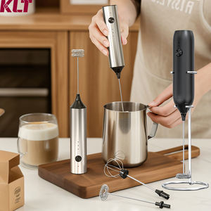 Venta al por Mayor de Fábrica Batidor Mezclador Automático Espumador de Leche Inalámbrico Recargable por USB - Product Image 1
