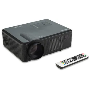 Hot selling led hd 3d media projector with multimedia interfaces best for home theater games DVD player