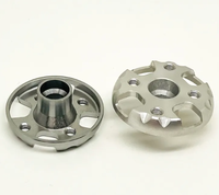 Vente directe usine – Accouplement flexible d'engrenage usiné CNC en aluminium anodisé 6063, économique pour équipement de fraisage