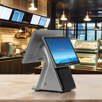 Terminal de point de vente Windows 2-en-1 puissant de 15,6 pouces, Intel I7, écran tactile capacitif 10 points, Wi-Fi 6, Bluetooth 5.2, qualité commerciale
